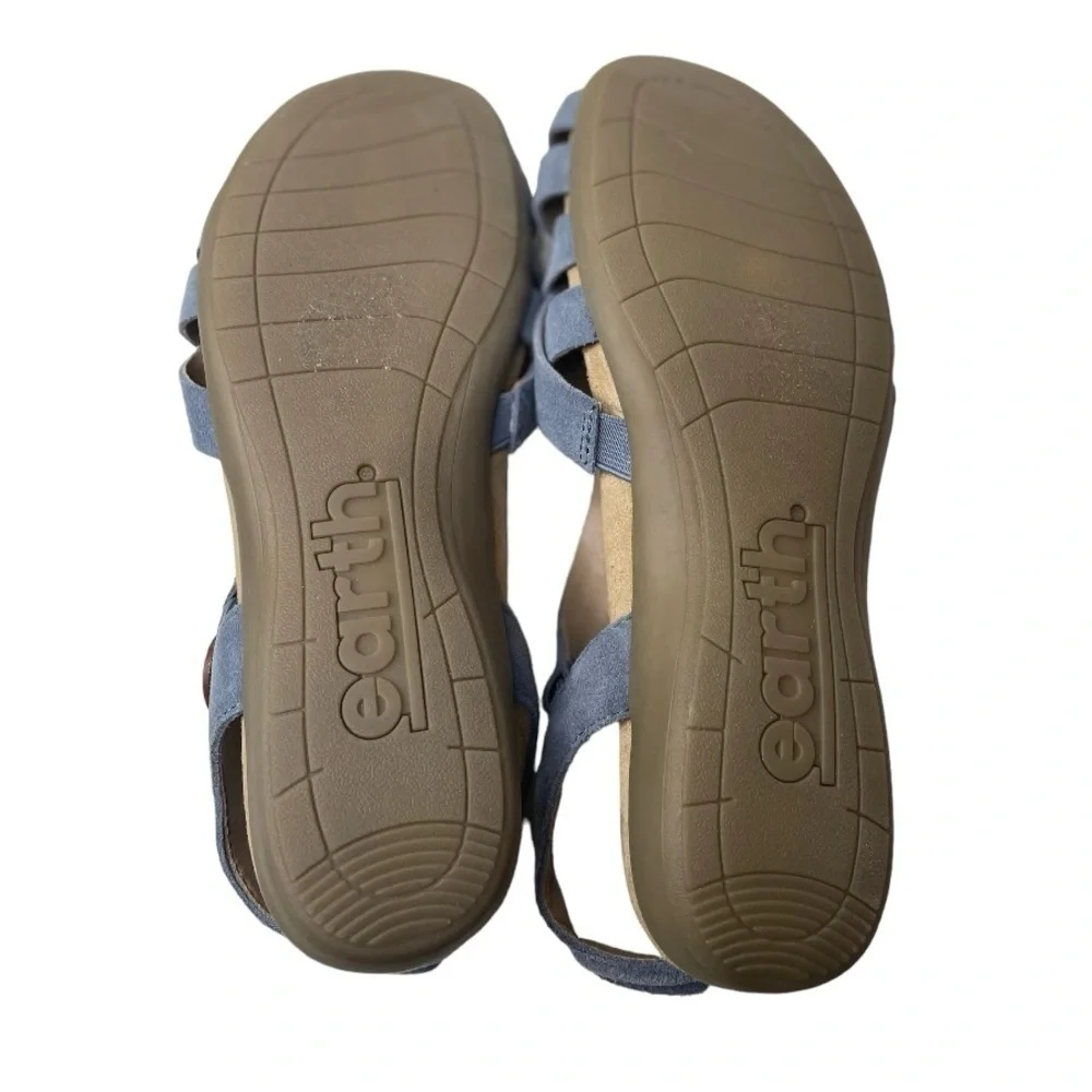 Earth Women’s Belita Blue Suede Slingback Sandals